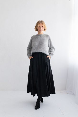 Spódnica Simple Midi Black 2.0
