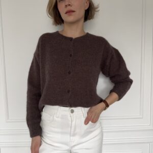 Baby Alpaca Kardigan Brown