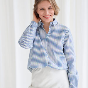 Laura Blue Stripe